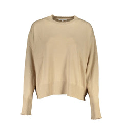 Patrizia Pepe Beige Fabric Sweater - Sweaters