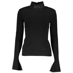 Patrizia Pepe Black Cotton Sweater - Sweaters