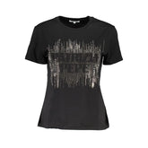 Patrizia Pepe Black Cotton Women T-Shirt