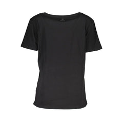 Patrizia Pepe Black Cotton Women T-Shirt - T-Shirts