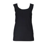 Patrizia Pepe Black Elastane Tank Top - Tank Tops