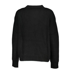 Patrizia Pepe Black Fabric Sweater - Sweaters