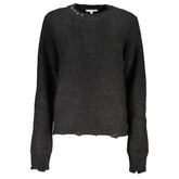 Patrizia Pepe Black Fabric Sweater - Sweaters