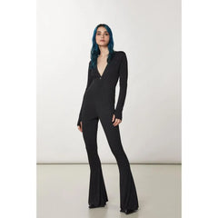 Patrizia Pepe Black Polyester Jumpsuit