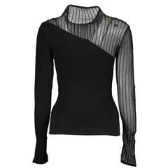 Patrizia Pepe Black Polyester Sweater - XS - Sweaters