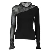 Patrizia Pepe Black Polyester Sweater - XS - Sweaters