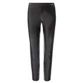 Patrizia Pepe Black Polyethylene Legging - Leggings