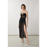 Patrizia Pepe Black Viscose Casual Dress