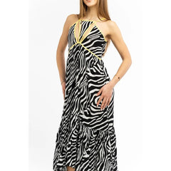 Patrizia Pepe Black Viscose Casual Dress