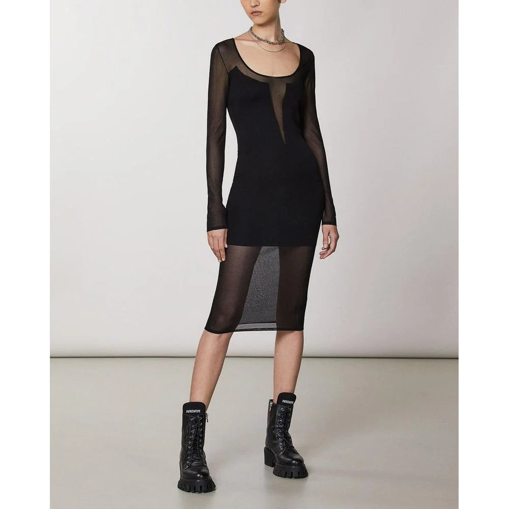 Patrizia Pepe Black Viscose Casual Dress - XS