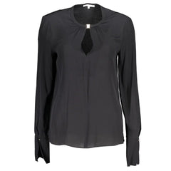 Patrizia Pepe Black Viscose Shirt - Blouses