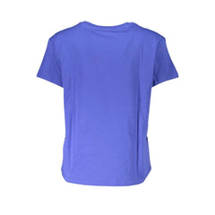 Patrizia Pepe Blue Cotton Women T-Shirt - T-Shirts