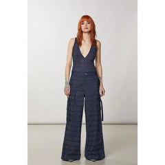 Patrizia Pepe Blue Polyester Tank Tops - II