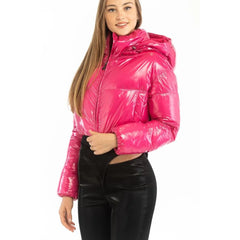 Patrizia Pepe Fuchsia Nylon Parka - IT40