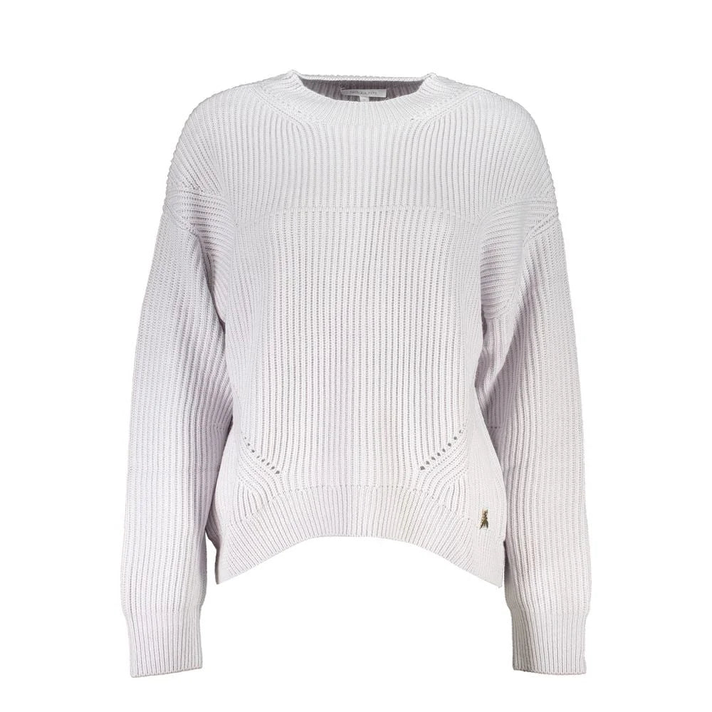 Patrizia Pepe Gray Fabric Sweater - Sweaters