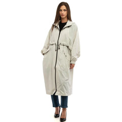 Patrizia Pepe Gray Polyamide Rain Coat - IT40 | M