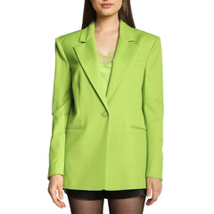 Patrizia Pepe Green Polyester Blazer - Coats & Jackets