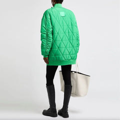 Patrizia Pepe Green Polyester Jackets & Coat - Bomber Jackets