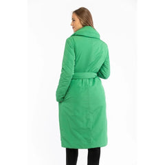 Patrizia Pepe Green Polyester Parka - IT40