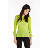 Patrizia Pepe Green Viscose Sweatshirt
