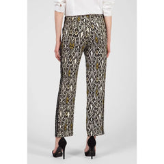 Patrizia Pepe Multicolor Flax Casual Pants - IT40