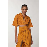 Patrizia Pepe Natural Cotton Blouse - IT40