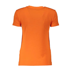 Patrizia Pepe Orange Elastane Women Top - T-Shirts