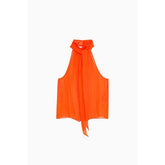 Patrizia Pepe Orange Viscose Tank Tops - IT40
