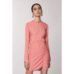 Patrizia Pepe Pink Copper Casual Dress
