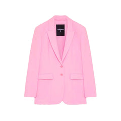 Patrizia Pepe Pink Polyester Blazer - Coats & Jackets