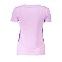 Patrizia Pepe Purple Organic Cotton Women T-Shirt - XS - T-Shirts