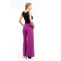 Patrizia Pepe Purple Polyester Casual Pants - IT40
