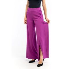 Patrizia Pepe Purple Polyester Casual Pants - IT40