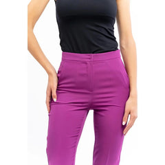 Patrizia Pepe Purple Polyester Pants - IT40