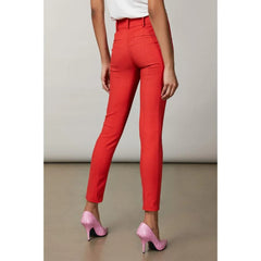 Patrizia Pepe Red Cotton Casual Pants - IT46