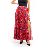 Patrizia Pepe Red Polyester Long Skirt - IT42