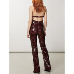 Patrizia Pepe Red Polyester Rompers