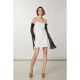 Patrizia Pepe Silver Nylon Casual Dress