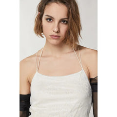 Patrizia Pepe Silver Nylon Casual Dress - IT44