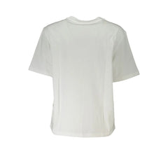 Patrizia Pepe White Cotton Women T-Shirt - T-Shirts
