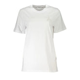 Patrizia Pepe White Cotton Women Top - T-Shirts