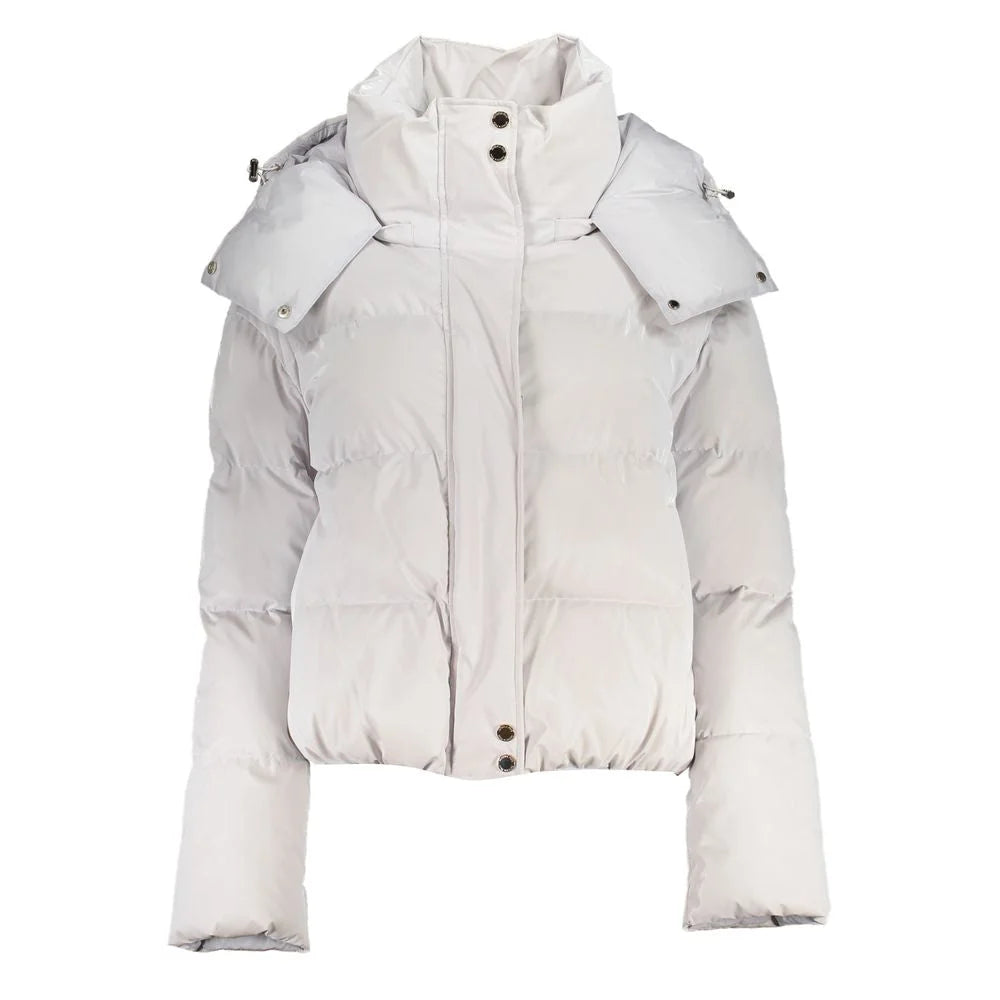Patrizia Pepe White Polyethylene Jackets & Coat - 40