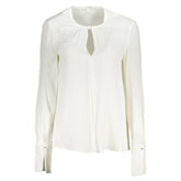 Patrizia Pepe White Viscose Shirt - Blouses