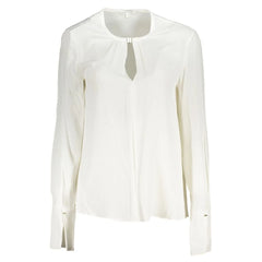 Patrizia Pepe White Viscose Shirt - Blouses