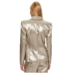 Patrizia Pepe Yellow Polyester Blazer - Coats & Jackets