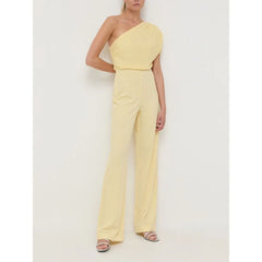 Patrizia Pepe Yellow Polyester Rompers