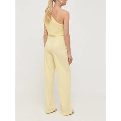 Patrizia Pepe Yellow Polyester Rompers