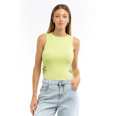 Patrizia Pepe Yellow Viscose Bodysuit - XS