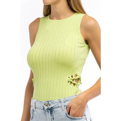 Patrizia Pepe Yellow Viscose Bodysuit - XS