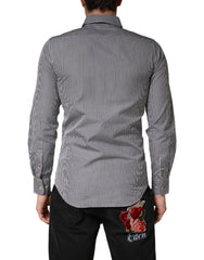 Paul & Shark Gray Cotton Long Sleeves Button Down Dress Shirt - IT38 | XS